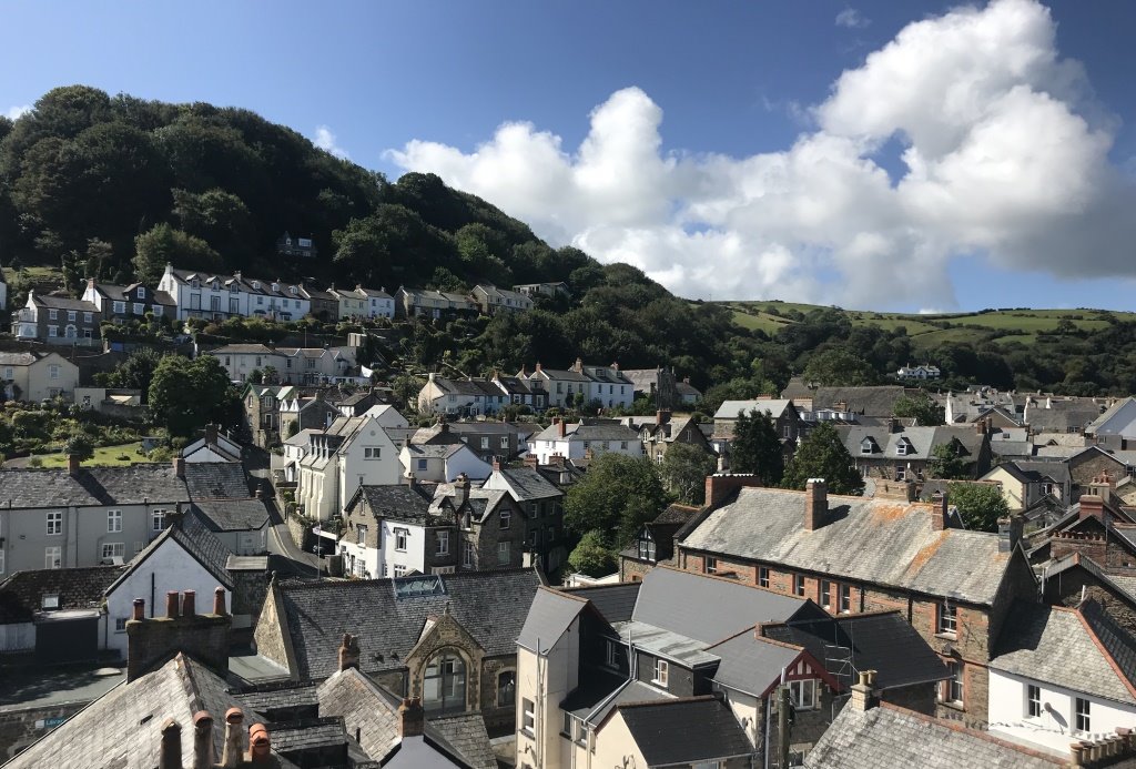 Castle Hill Guest House Room 7 View Over Lynton